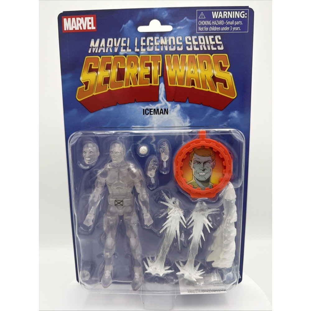 Hasbro Marvel Legends Iceman 6" Secret Wars Retro Action Figure NIB‎